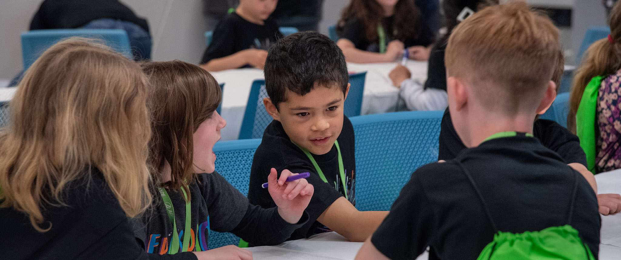 The annual Take Your Kids to Work Day event returned in-person across five regional locations.